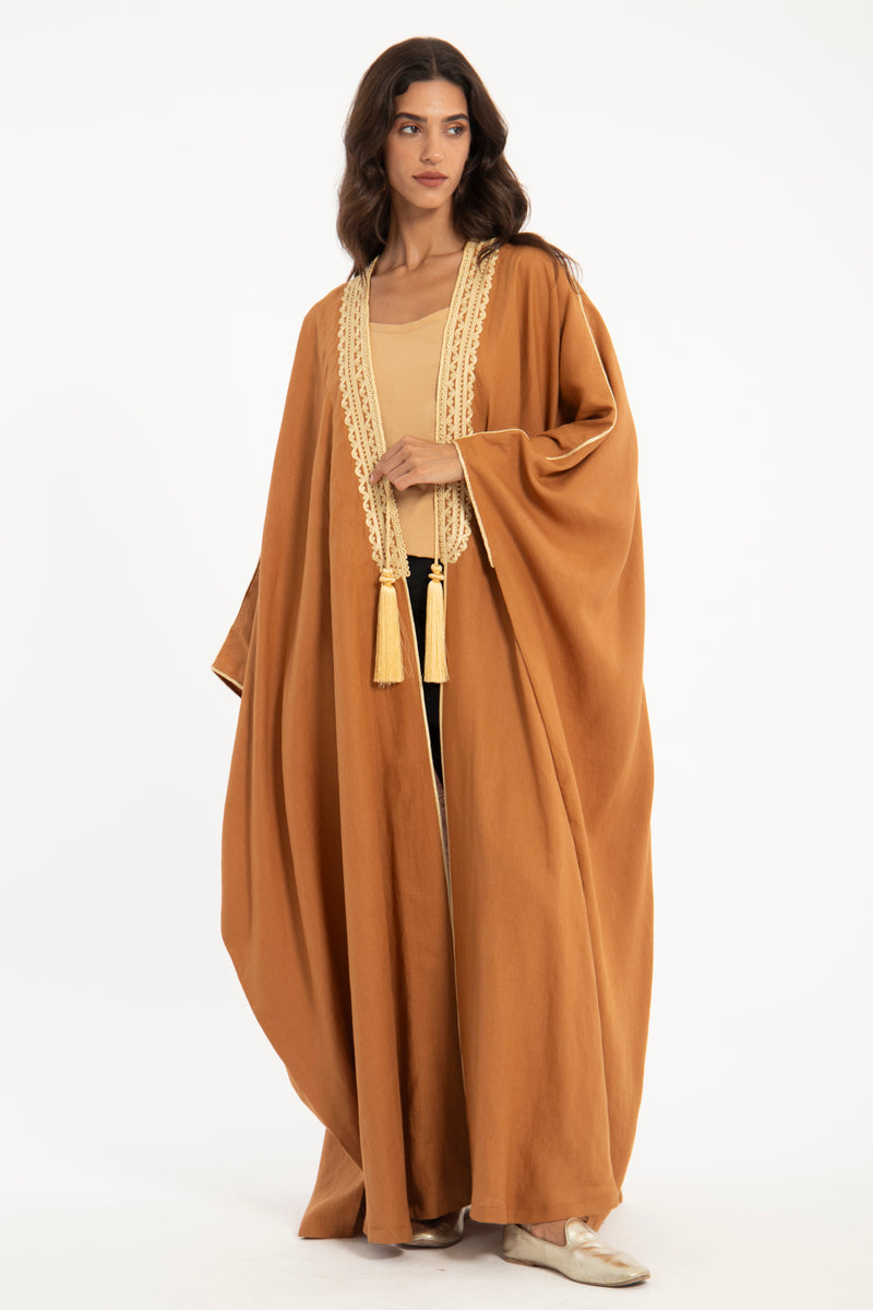Classic Cotton Terracotta Abaya