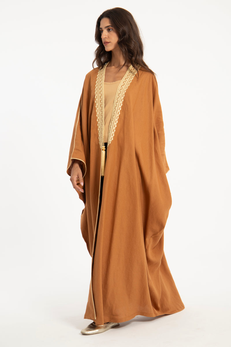 Classic Cotton Terracotta Abaya