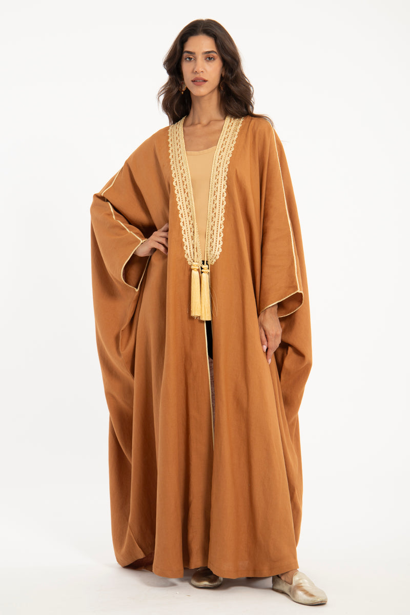 Classic Cotton Terracotta Abaya