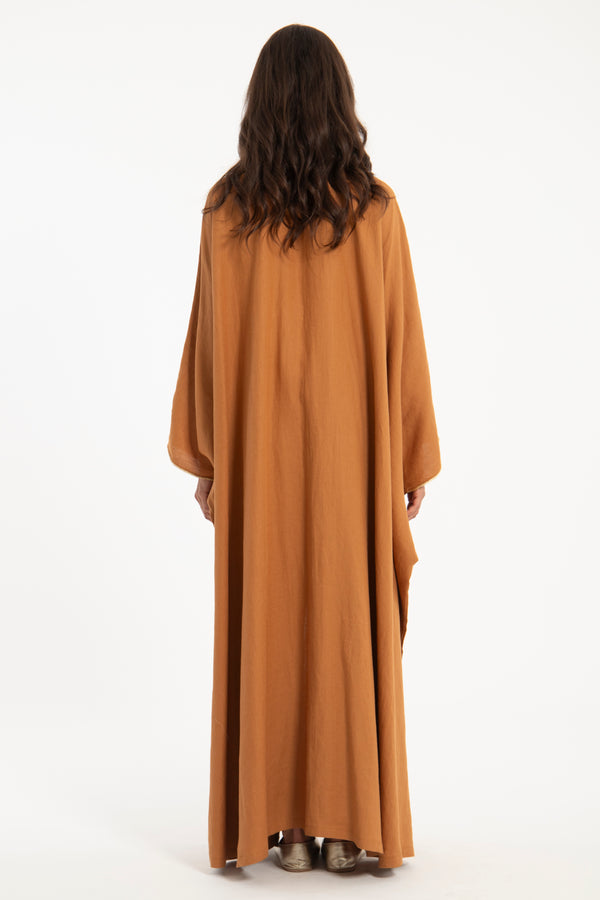 Classic Cotton Terracotta Abaya