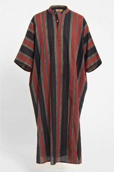 Franki Cotton Lawn Brick & Black Jellaba