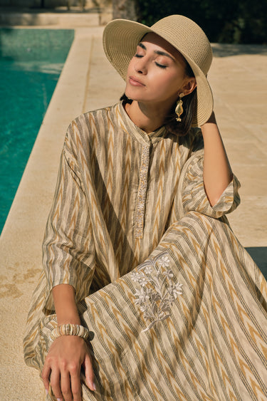 Dakka Cotton Ikat Jellaba