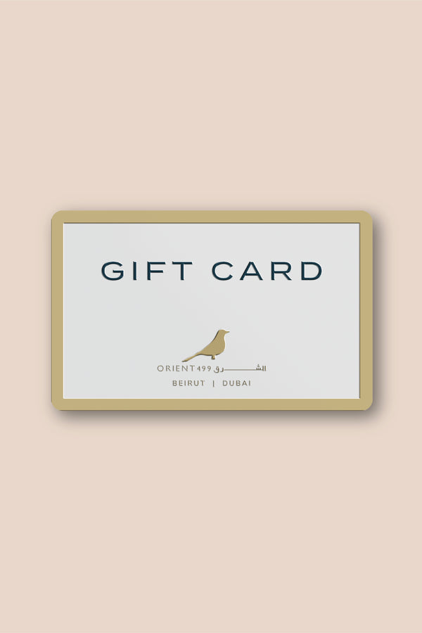 Orient 499 Gift Card