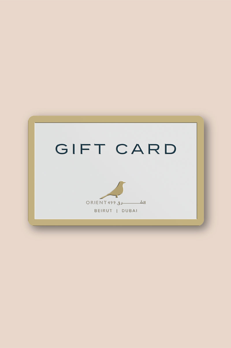 Orient 499 Gift Card