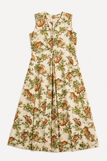 Rakia Cotton Tiger Dress