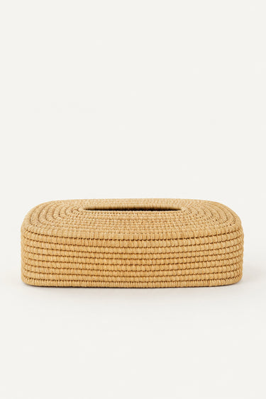 Raffia Tissue Box Cover