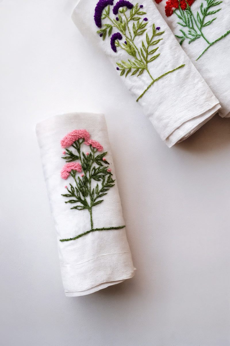 Cloth Dinner Embroidered Napkin