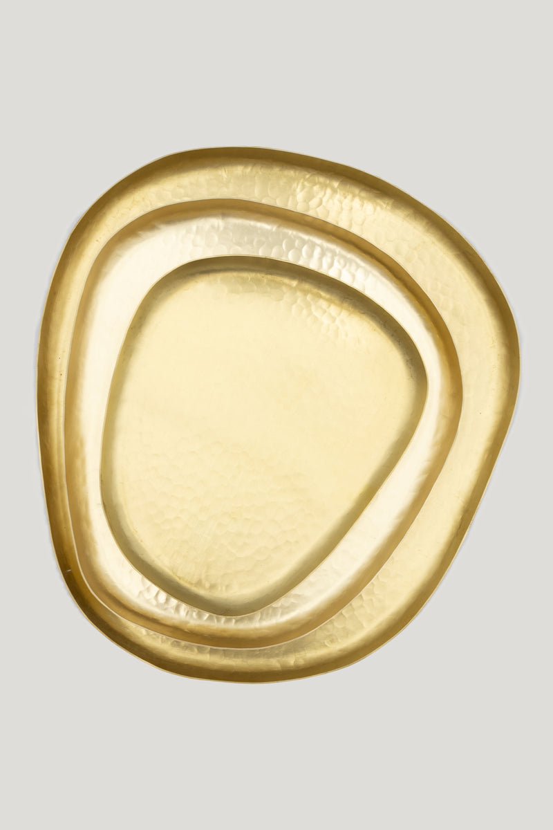 Organic Brass Tray