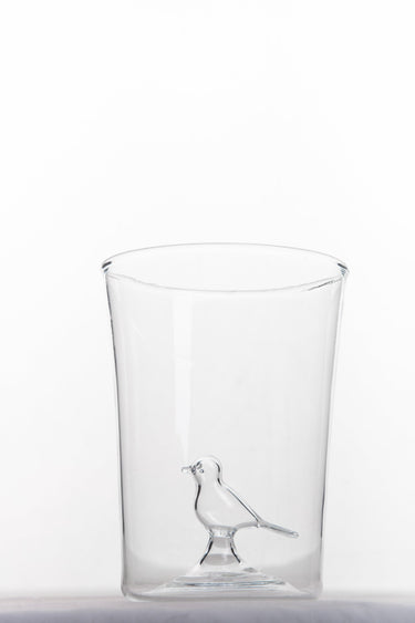 Bird Glass Cup