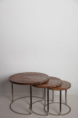 Nesting Flower Round Table - Orient 499