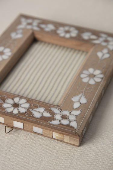 Flower Mother Of Pearl Picture Frame