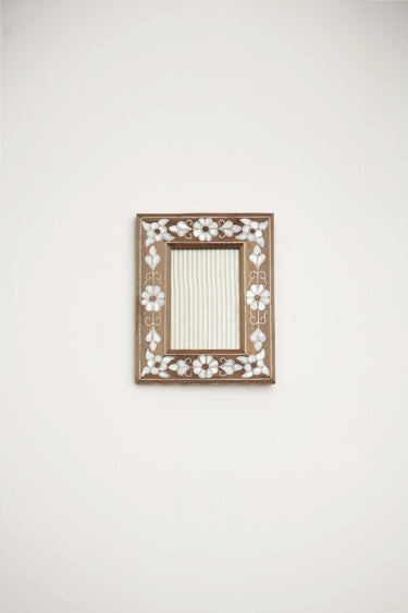 Flower Mother Of Pearl Picture Frame