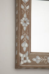 Flower Mother Of Pearl Mirror