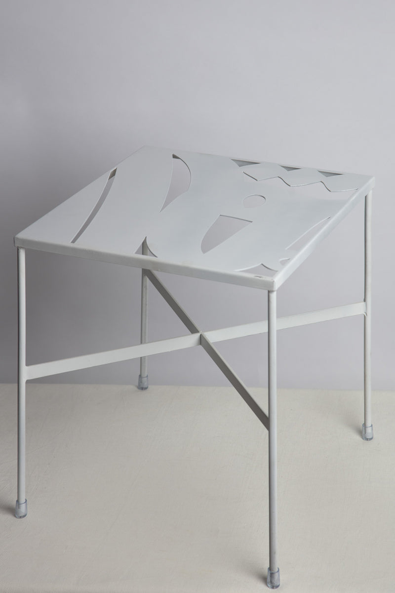 Calligraphy Metal Side Table - Orient 499