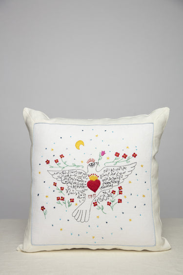 Dove Motif Cushion