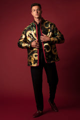 Momo Silk Dragon Black Jacket
