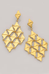 Puzzle Gold Earrings