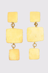 Pepites Large Square Earrings