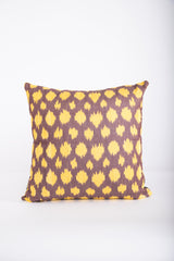 Suzani Yellow Embroidered Cushion