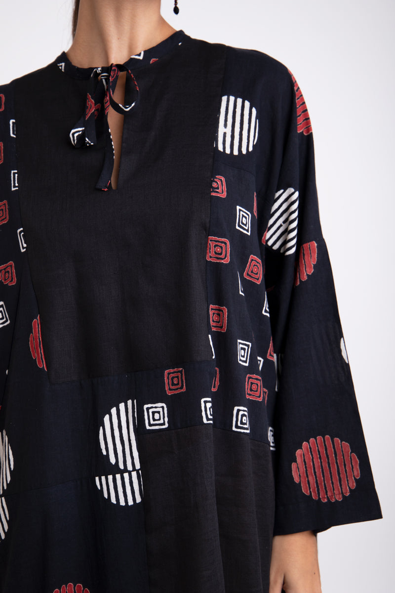 Maram Cotton Graphic Kaftan