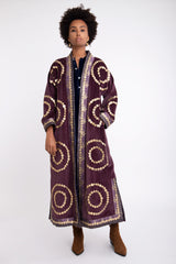 Sultan Velvet Purple Coat