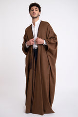 Loro Piana Wool & Cashmere Brown Abaya