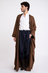 Loro Piana Wool & Cashmere Brown Abaya