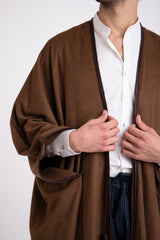 Loro Piana Wool & Cashmere Brown Abaya