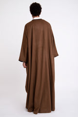 Loro Piana Wool & Cashmere Brown Abaya