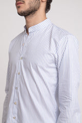 Philippe Cotton Blue Lines Shirt