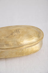 Bird Engraved Oval Box