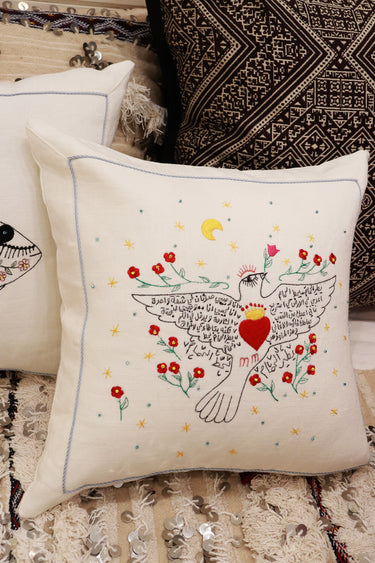 Dove Motif Cushion