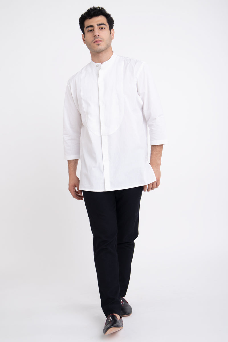 Gaby Cotton & Linen White Shirt