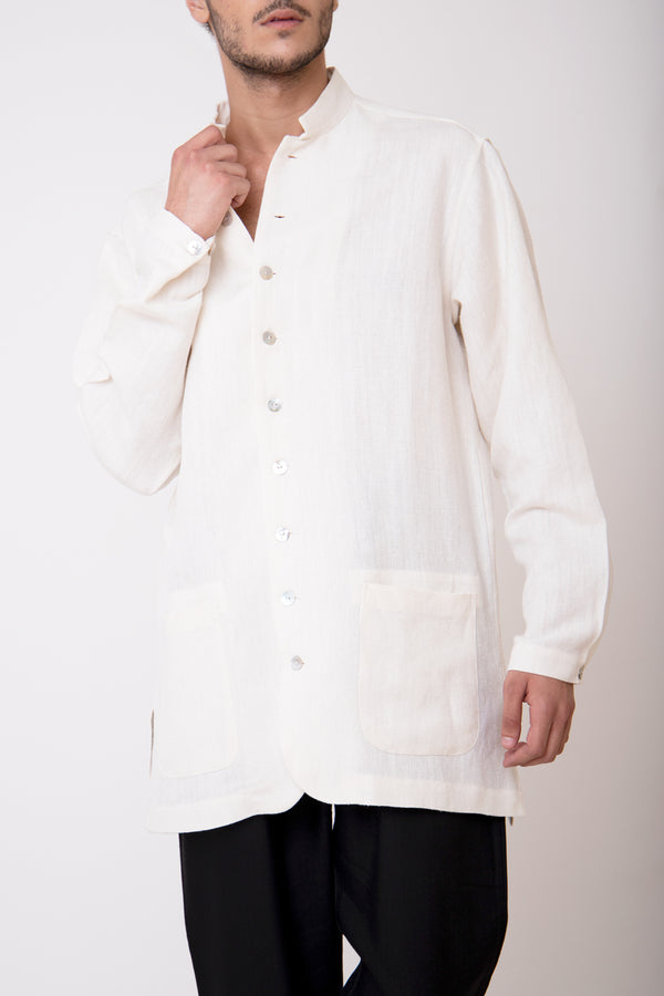 Zen Silk White Jacket