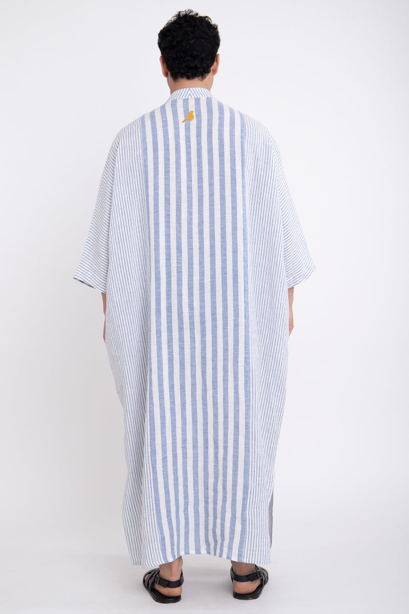 Frankie Linen Stripes Jellaba