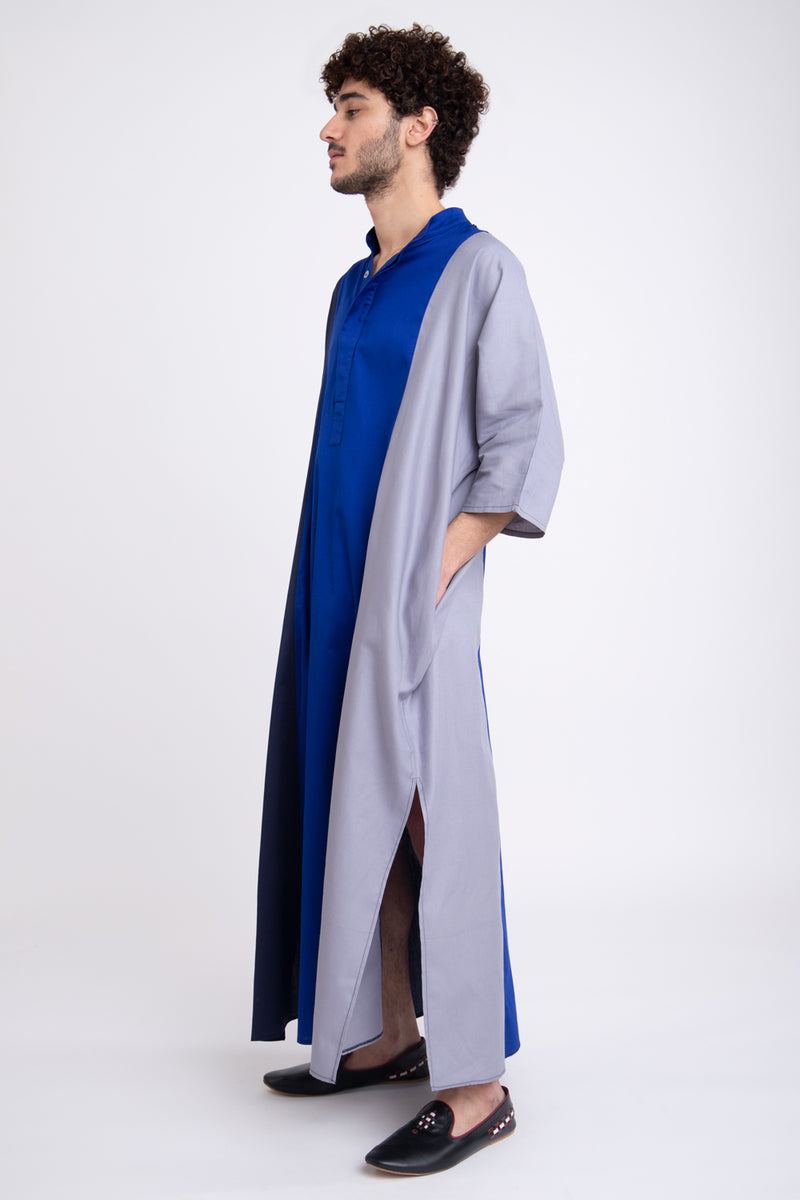 Frankie Cotton Royal Blue Jellaba