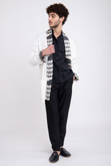 Khaled Bamboo Silk Ikat Jacket