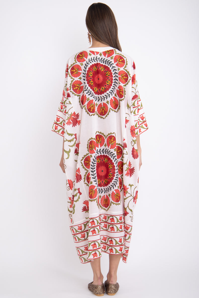 Fay Cotton Print Kaftan