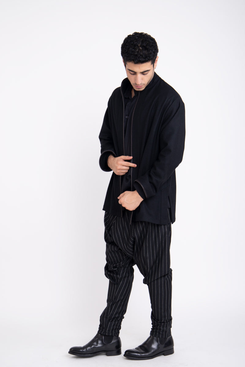 Nobro Lambswool Leather Jacket