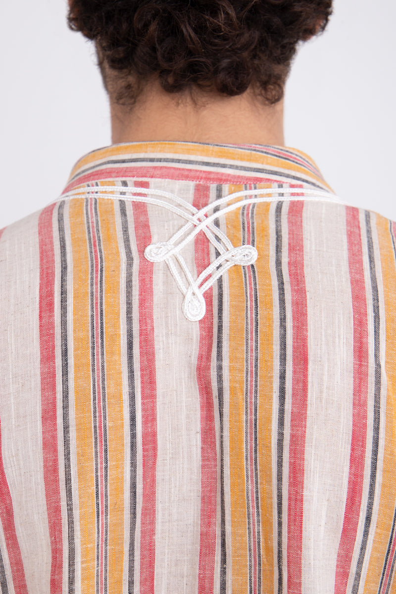 Jerusalem Handwoven Cotton Embroidered Shirt
