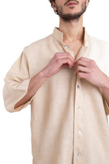Rawad Natural Linen Shirt