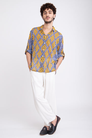 Mohamed Cotton Print Shirt