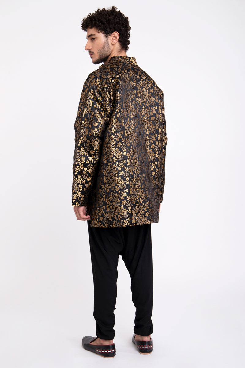 Why Silk Brocade Gold Jacket