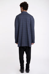 Khaled Loro Piana Wool & Cashmere Blue Jacket