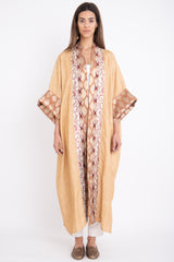 Yasma Linen Gold Abaya