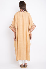 Yasma Linen Gold Abaya
