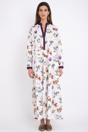 Zeinab Cotton Floral Dress