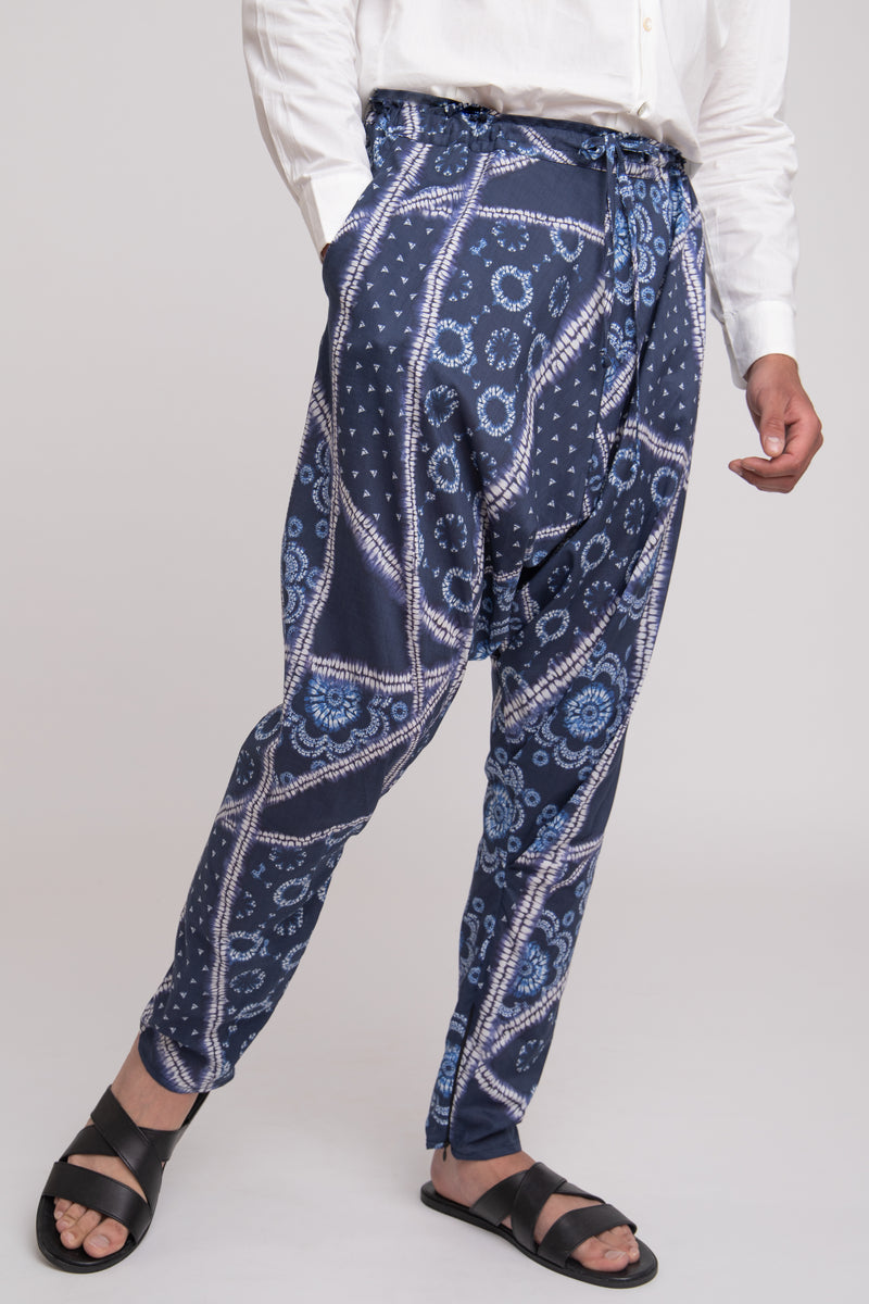 Wael Cotton Indigo Sirwal