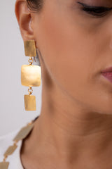 Pepites Large Square Earrings