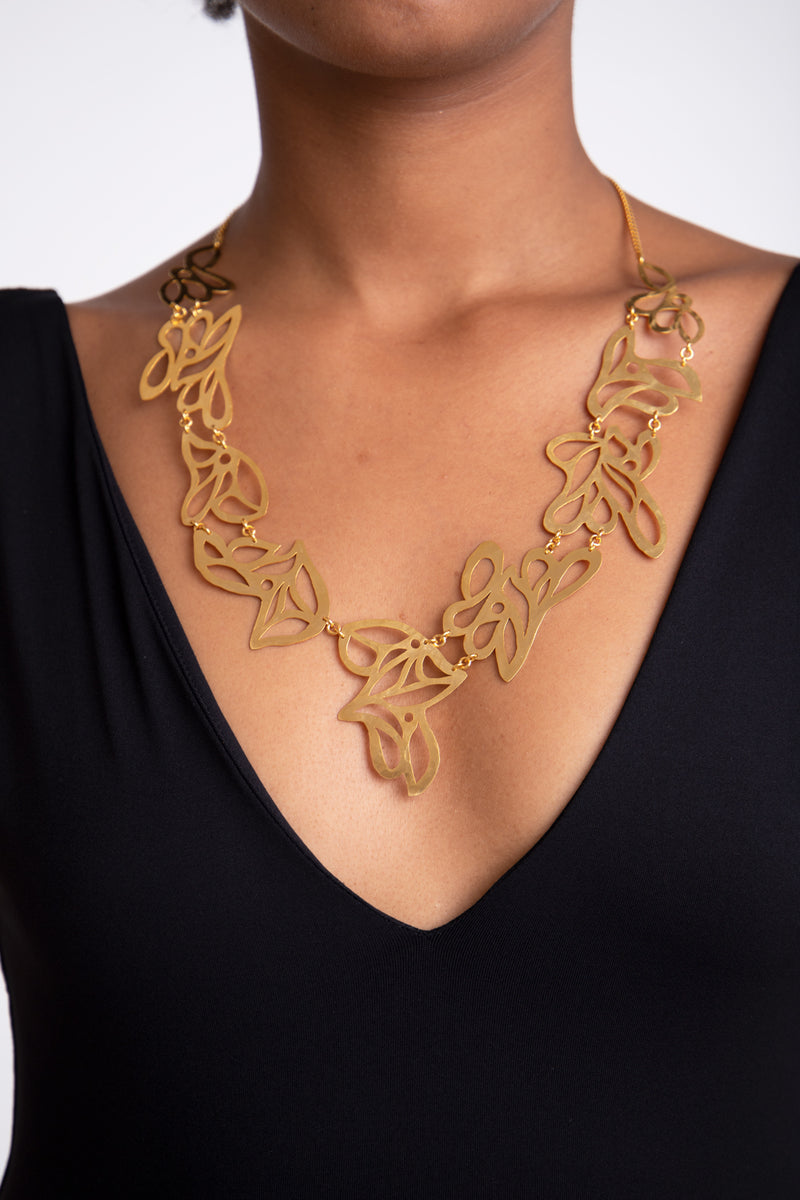 Foliage Gold Necklace